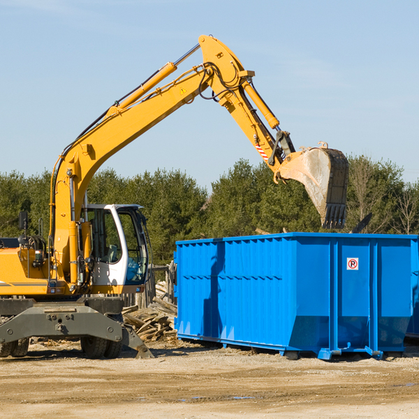 how many times can i have a residential dumpster rental emptied in Matoaca